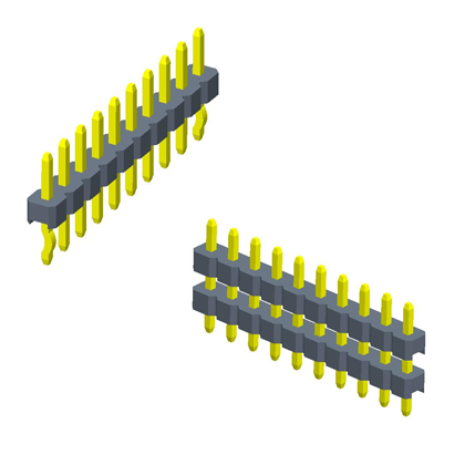 2.00mmPin Header single Row 180° Mono plastic/poly plastic